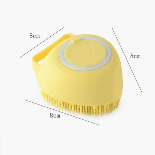 Silicone Pet Bath Massage Glove – Grooming Brush for Dogs & Cats