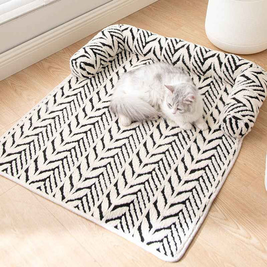 Plush Non-Slip Pet Mat & Bed