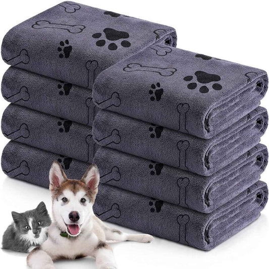 Quick-Dry Microfiber Pet Bath Towel