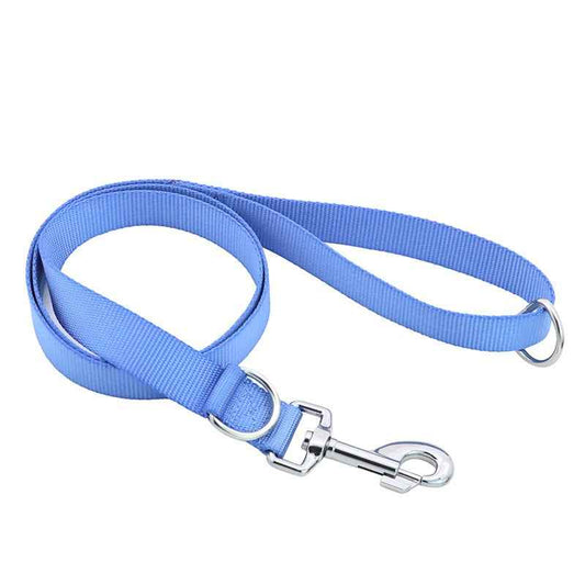 Flat Rope Nylon Dog Leash – For Small, Medium & Large Dogs (M & L Width)