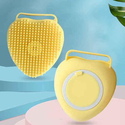 Silicone Pet Bath Massage Glove – Grooming Brush for Dogs & Cats