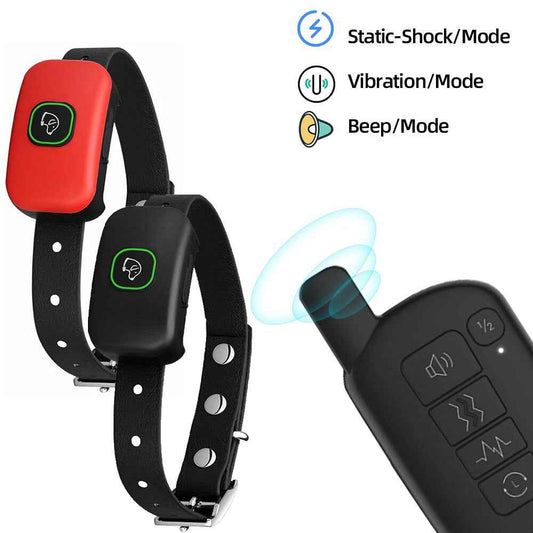 Dog Training Collar with Remote – 1000ft Range, Waterproof, Beep/Vibration/Shock for Small, Medium & Large Dogs