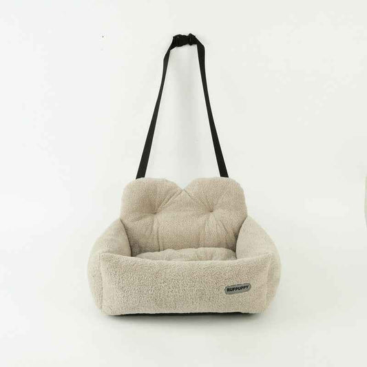 Foldable Pet Car Seat Booster Bed – Safe Travel Carrier for Cats & Small Dogs