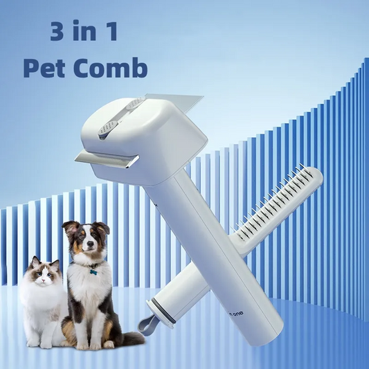 3-in-1 Pet Dematting & Unknotting Comb