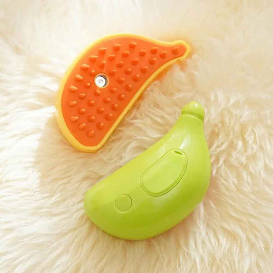 Banana Shape Steam Pet Grooming Brush