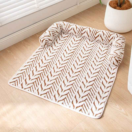 Plush Non-Slip Pet Mat & Bed
