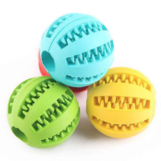 Durable Rubber Chew & Bounce Ball for Dogs