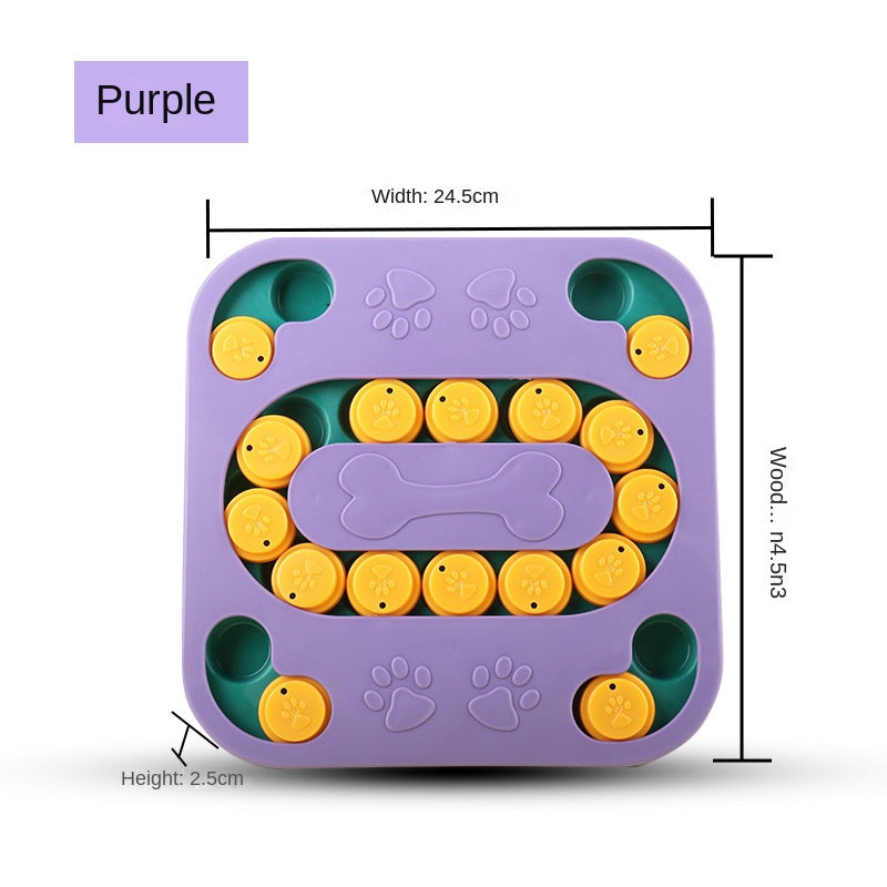 Interactive Slow Feeder Dog Bowl – Puzzle Toy for Dogs & Cats (Multiple Styles)