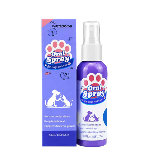 Pet Tooth Cleaning Spray for Dogs & Cats – Fresh Breath & Oral Care (30ml)