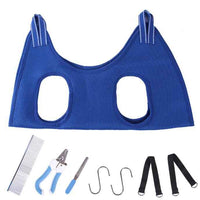 Pet Grooming Hammock with Nail Trimming Kit – For Cats & Small-Medium Dogs
