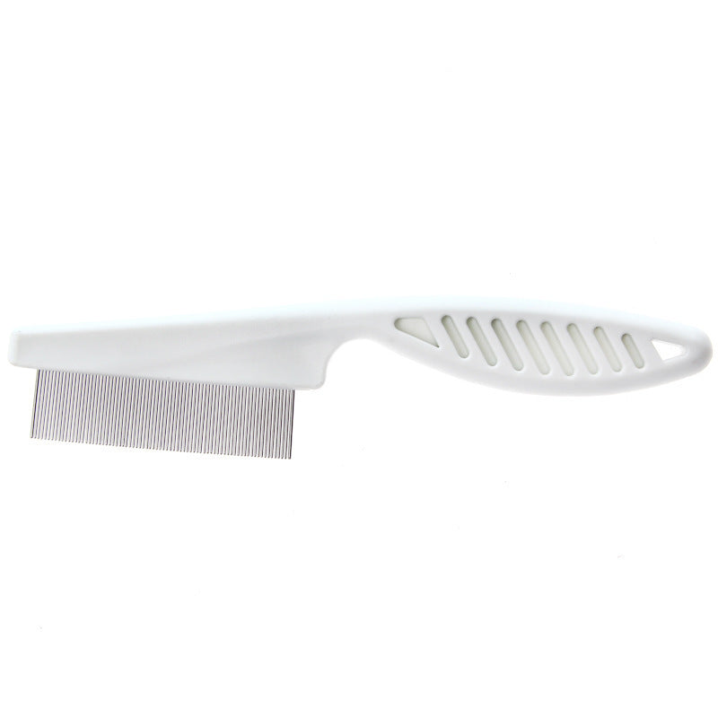 Stainless Steel Pet Flea Comb – Delousing, Detangling & Grooming for Cats & Dogs
