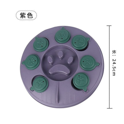 Interactive Slow Feeder Dog Bowl – Puzzle Toy for Dogs & Cats (Multiple Styles)
