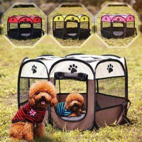 Portable Dog Cat Playpen - Large