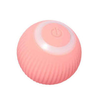 USB Charging Automatic 360 Degree Automatic Pet Rolling Ball For Puppy Cats Kitten - Pink