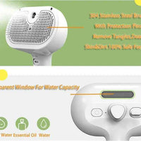 Dog/Cat Comb Self Cleaning Pets Hair Remover Brush with Comb Built-in Mist Humidifier