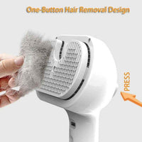 Dog/Cat Comb Self Cleaning Pets Hair Remover Brush with Comb Built-in Mist Humidifier
