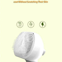 Dog/Cat Comb Self Cleaning Pets Hair Remover Brush with Comb Built-in Mist Humidifier