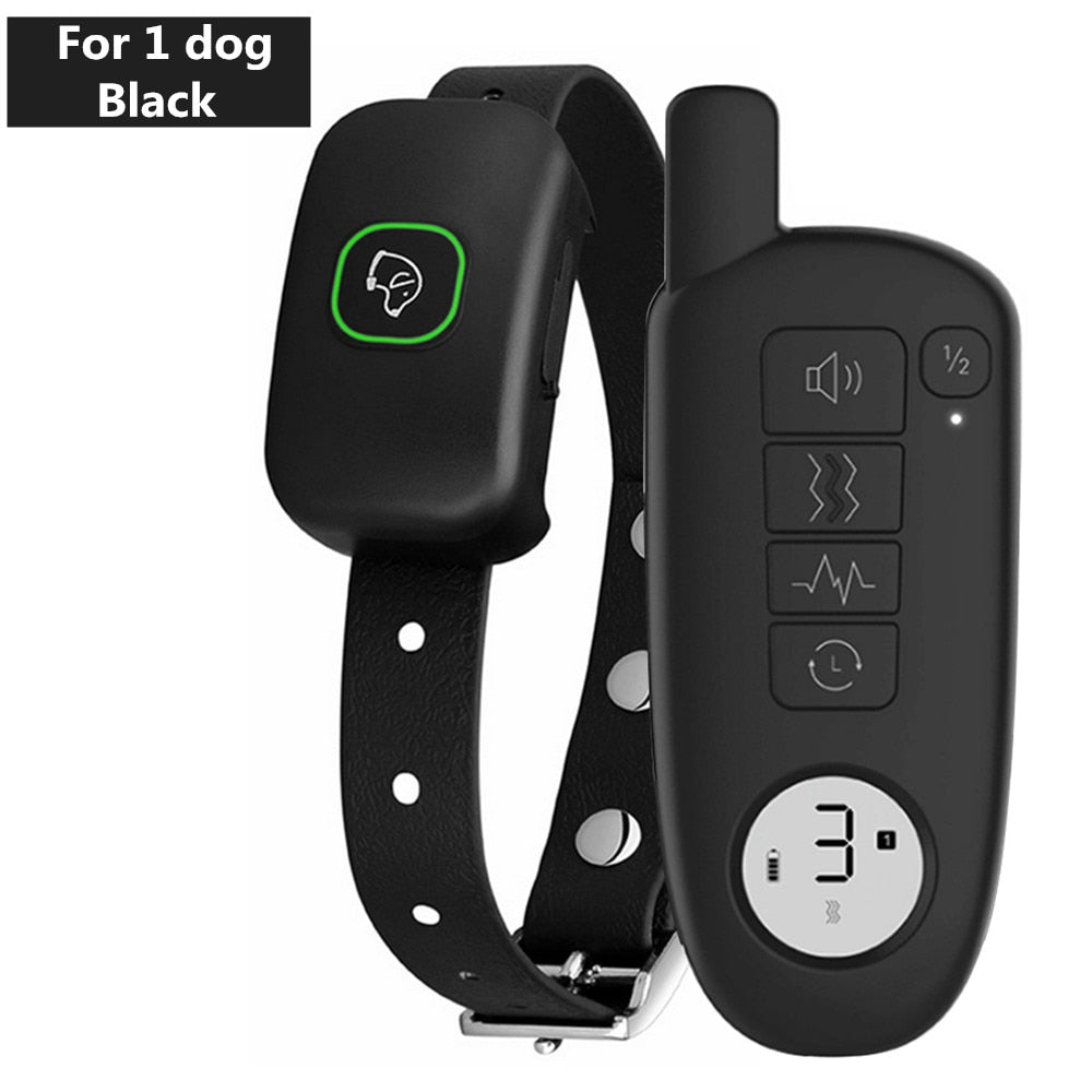 Dog Training Collar with Remote – 1000ft Range, Waterproof, Beep/Vibration/Shock for Small, Medium & Large Dogs