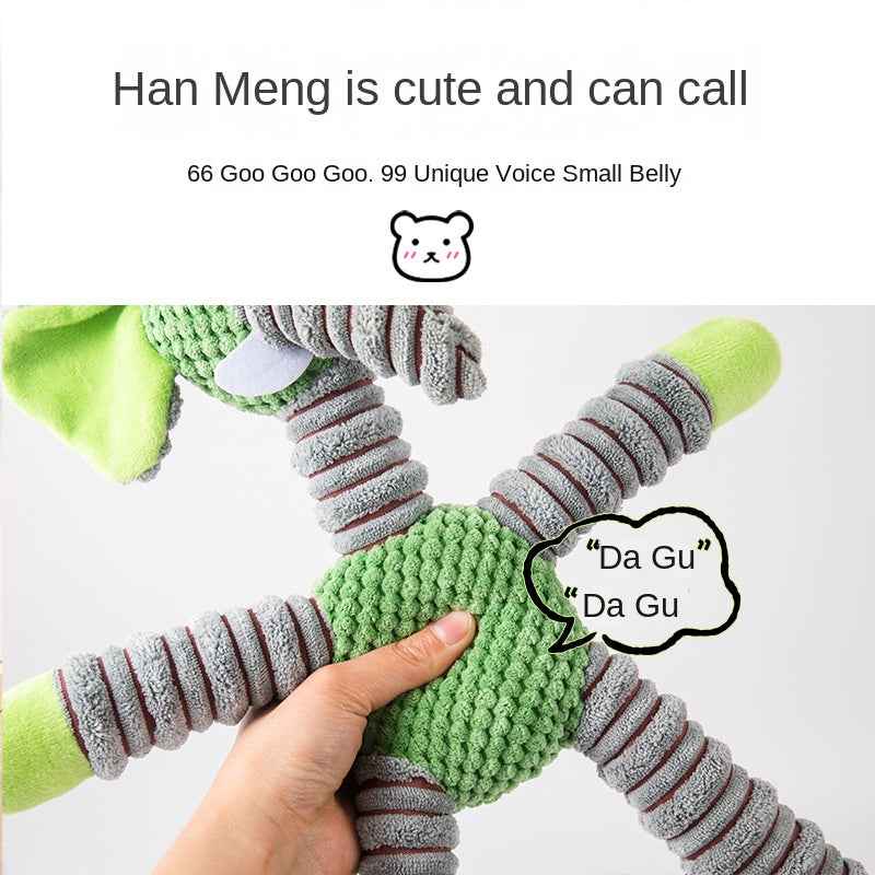 Large Plush Animal Sound Toys for Dogs