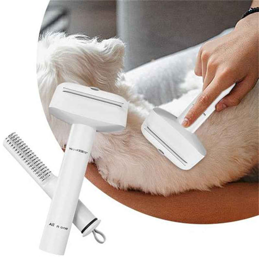 3-in-1 Pet Dematting & Unknotting Comb