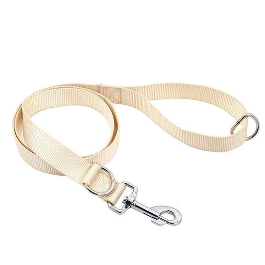 Flat Rope Nylon Dog Leash – For Small, Medium & Large Dogs (M & L Width)