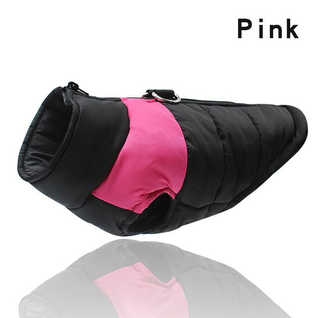 Waterproof Zipper Dog Jacket – Autumn & Winter Coat for Small, Medium & Large Dogs