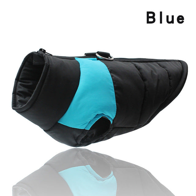 Waterproof Zipper Dog Jacket – Autumn & Winter Coat for Small, Medium & Large Dogs