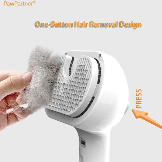 PawPartner Mist Self-Cleaning Pet Comb