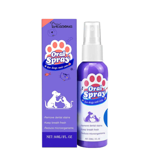 Pet Tooth Cleaning Spray for Dogs & Cats – Fresh Breath & Oral Care (30ml)