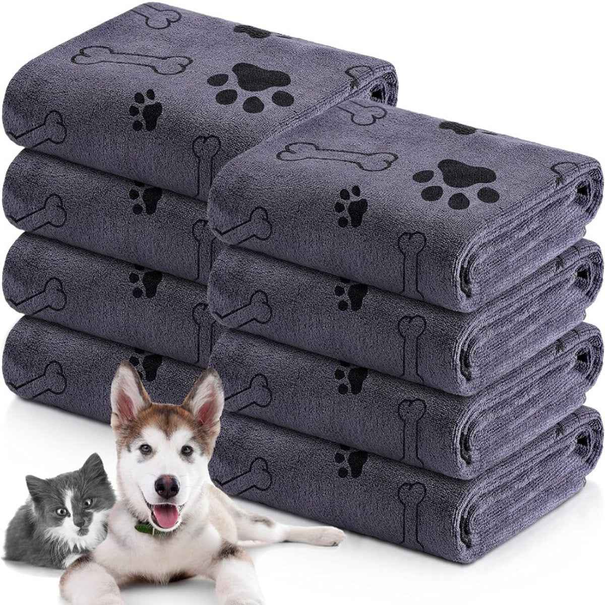 Quick-Dry Microfiber Pet Bath Towel
