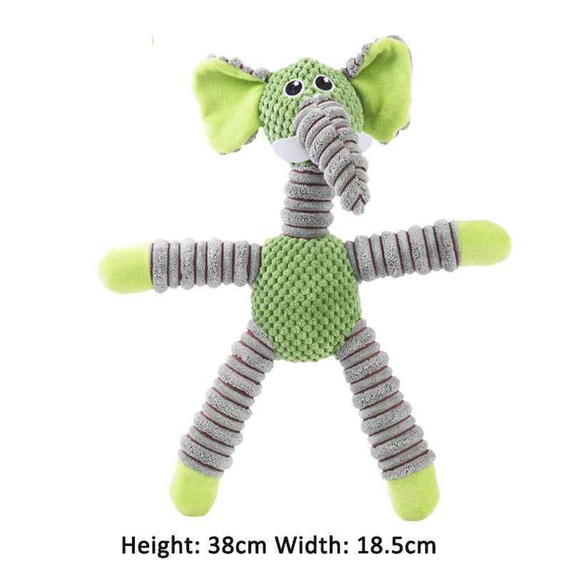 Large Plush Animal Sound Toys for Dogs