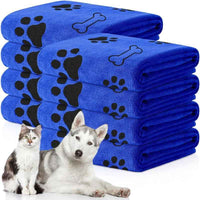 Quick-Dry Microfiber Pet Bath Towel