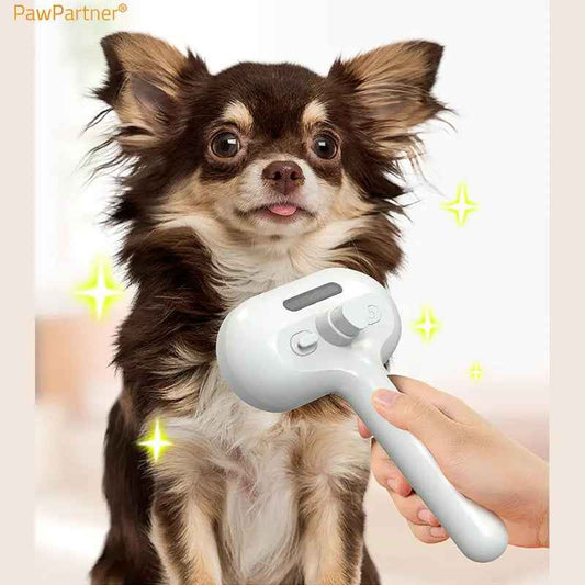 PawPartner Mist Self-Cleaning Pet Comb