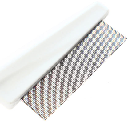 Stainless Steel Pet Flea Comb – Delousing, Detangling & Grooming for Cats & Dogs