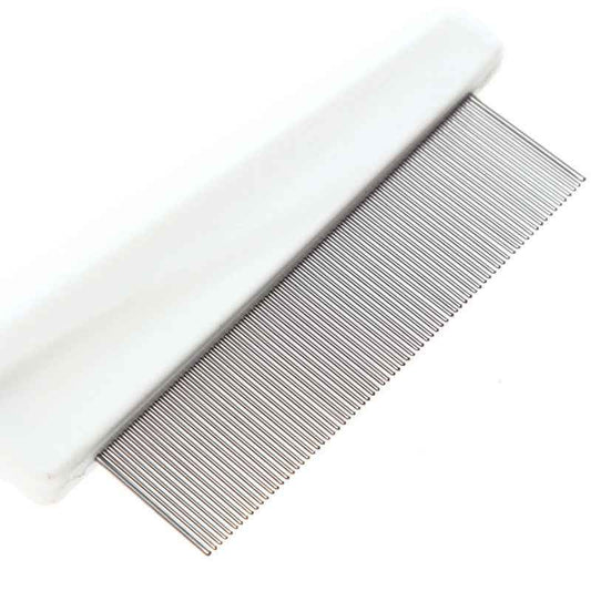 Stainless Steel Pet Flea Comb – Delousing, Detangling & Grooming for Cats & Dogs