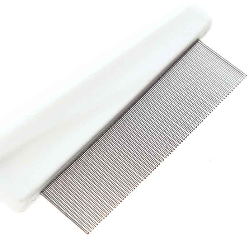 Stainless Steel Pet Flea Comb – Delousing, Detangling & Grooming for Cats & Dogs