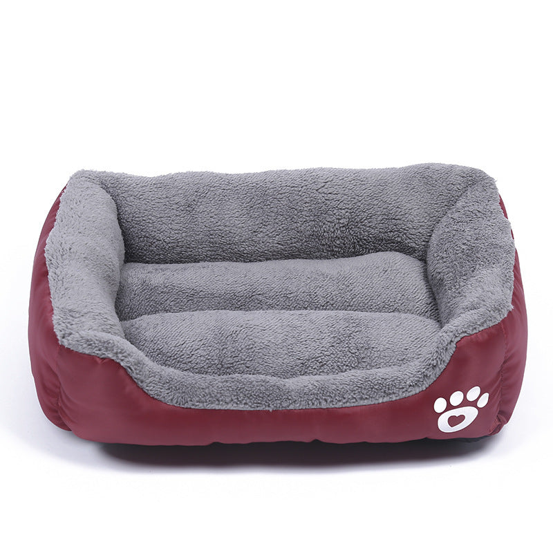 Soft Fleece Pet Bed with Waterproof Base – For Cats & Dogs (S to XXXL)