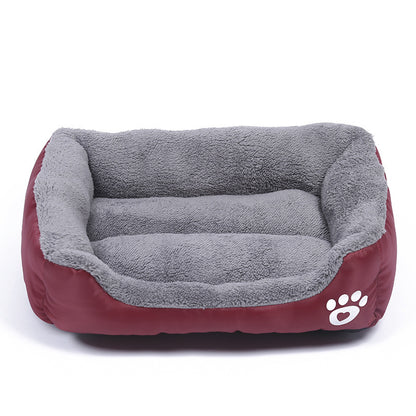 Soft Fleece Pet Bed with Waterproof Base – For Cats & Dogs (S to XXXL)