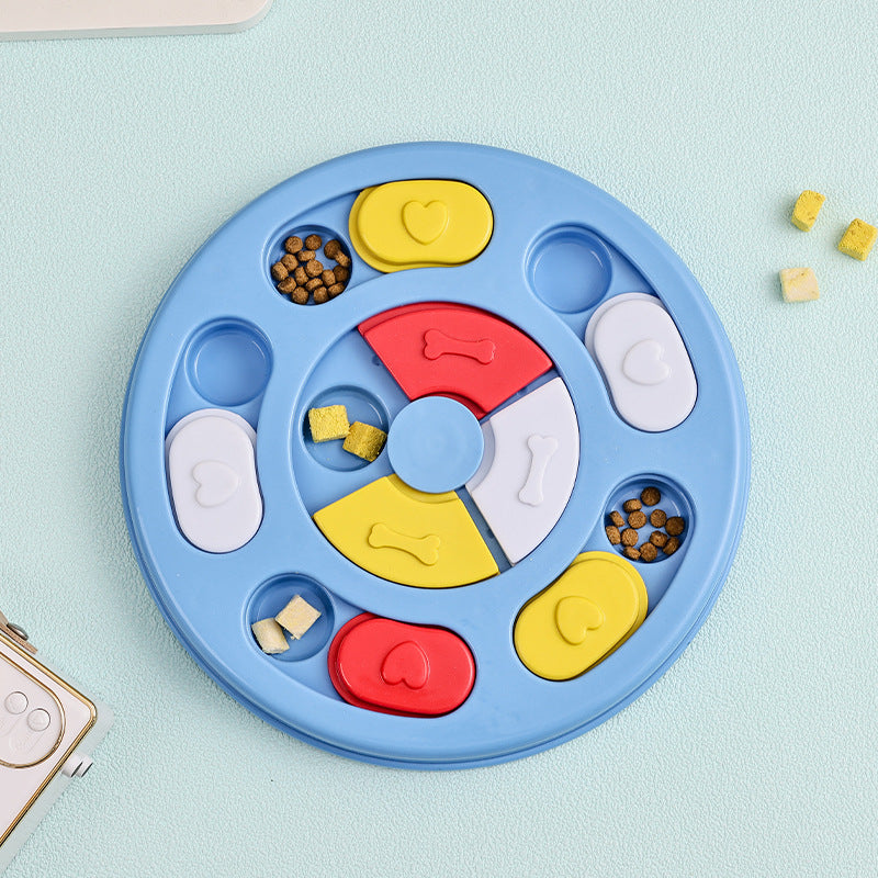 Interactive Slow Feeder Dog Bowl – Puzzle Toy for Dogs & Cats (Multiple Styles)