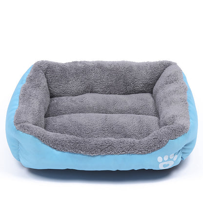 Soft Fleece Pet Bed with Waterproof Base – For Cats & Dogs (S to XXXL)