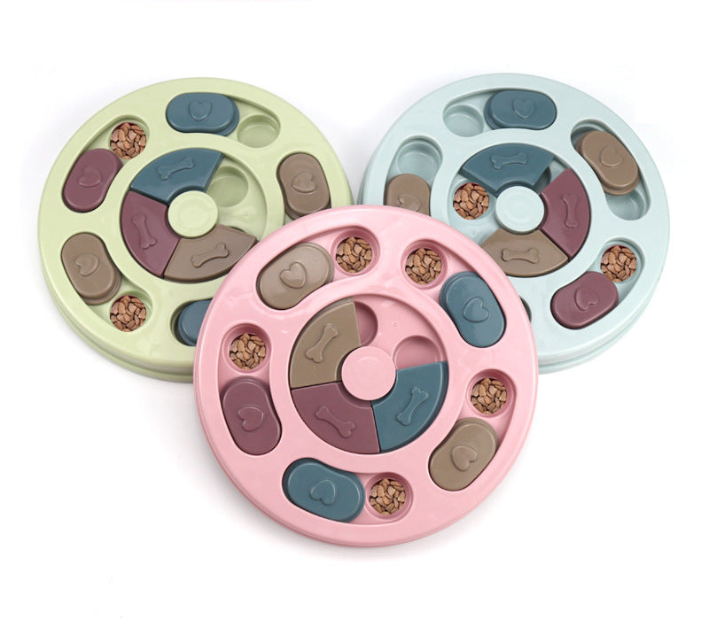 Interactive Slow Feeder Dog Bowl – Puzzle Toy for Dogs & Cats (Multiple Styles)