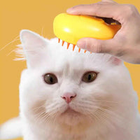 Banana Shape Steam Pet Grooming Brush