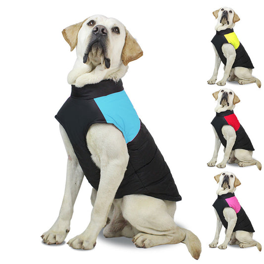 Waterproof Zipper Dog Jacket – Autumn & Winter Coat for Small, Medium & Large Dogs