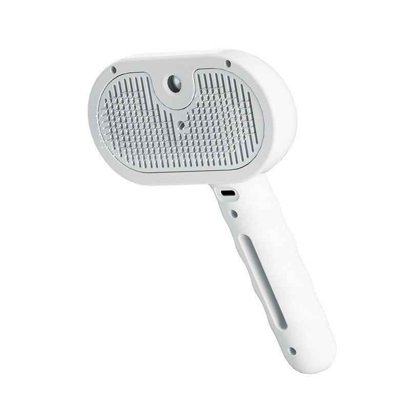 Electric Pet Grooming Comb with Steam Mist – Hair Removal & Styling for Dogs & Cats