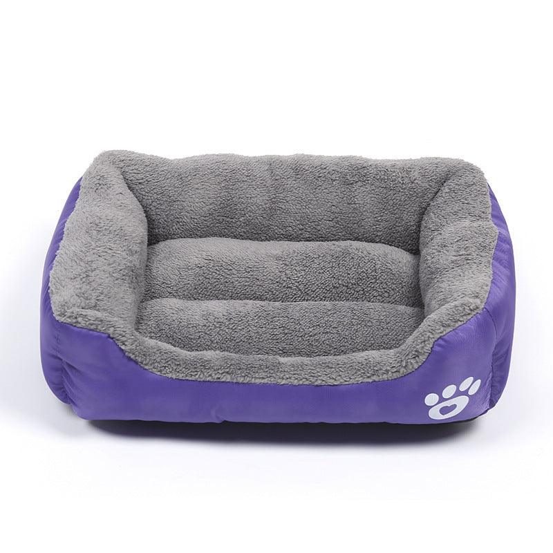Soft Fleece Pet Bed with Waterproof Base – For Cats & Dogs (S to XXXL)