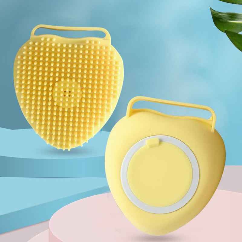 Silicone Pet Bath Massage Glove – Grooming Brush for Dogs & Cats