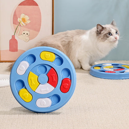 Interactive Slow Feeder Dog Bowl – Puzzle Toy for Dogs & Cats (Multiple Styles)