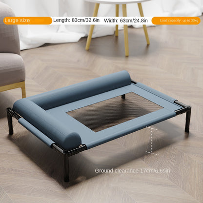 Breathable Pet Bed for Cats & Dogs – All-Season Comfort
