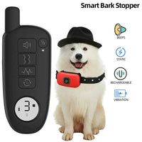 Dog Training Collar with Remote – 1000ft Range, Waterproof, Beep/Vibration/Shock for Small, Medium & Large Dogs
