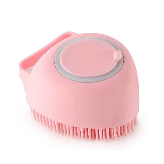 Silicone Pet Bath Massage Glove – Grooming Brush for Dogs & Cats